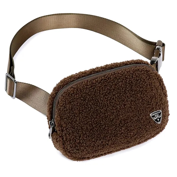 Sherpa Cross Body Belt Bag / Fanny Pack - Sherpa Cross Body Belt Bag / Fanny Pack - Image 2 of 4