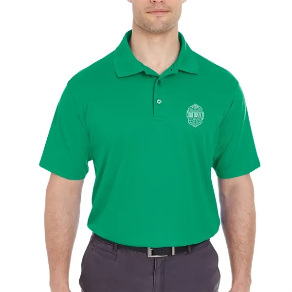UltraClub Men's Cool & Dry Mesh Pique Polo Shirts - UltraClub Men's Cool & Dry Mesh Pique Polo Shirts - Image 4 of 7
