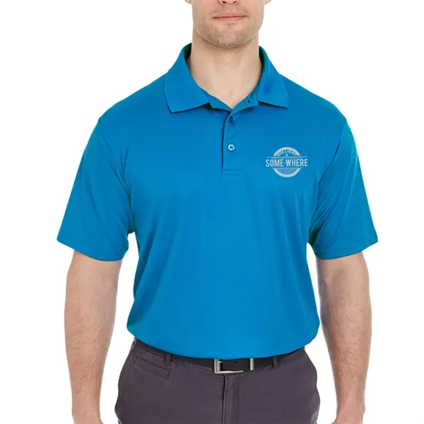 UltraClub Men's Cool & Dry Mesh Pique Polo Shirts - UltraClub Men's Cool & Dry Mesh Pique Polo Shirts - Image 5 of 7