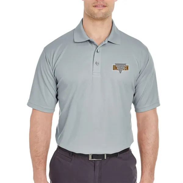 UltraClub Men's Cool & Dry Mesh Pique Polo Shirts - UltraClub Men's Cool & Dry Mesh Pique Polo Shirts - Image 6 of 7