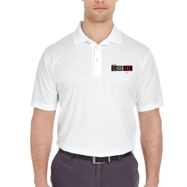 UltraClub Men's Cool & Dry Mesh Pique Polo Shirts - UltraClub Men's Cool & Dry Mesh Pique Polo Shirts - Image 7 of 7