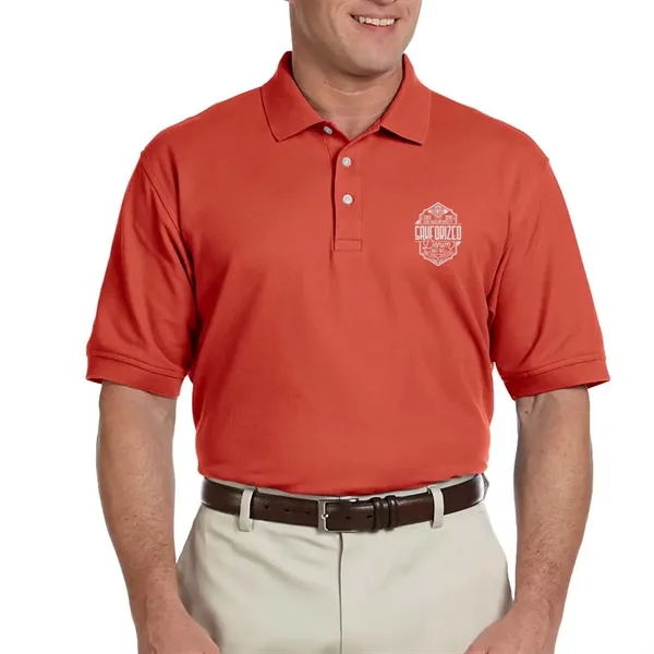 Devon & Jones Men's Short-Sleeve Polo Shirts - Devon & Jones Men's Short-Sleeve Polo Shirts - Image 4 of 7