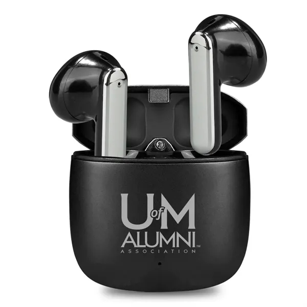 Lloyd Black Metal Wireless Earbuds - Lloyd Black Metal Wireless Earbuds - Image 3 of 9