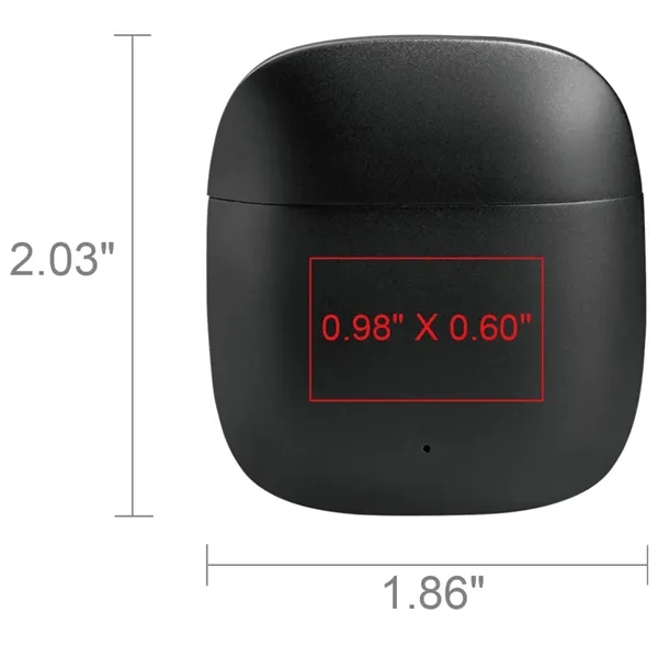 Lloyd Black Metal Wireless Earbuds - Lloyd Black Metal Wireless Earbuds - Image 7 of 9
