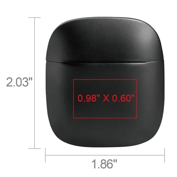 Lloyd Black Metal Wireless Earbuds - Lloyd Black Metal Wireless Earbuds - Image 9 of 9