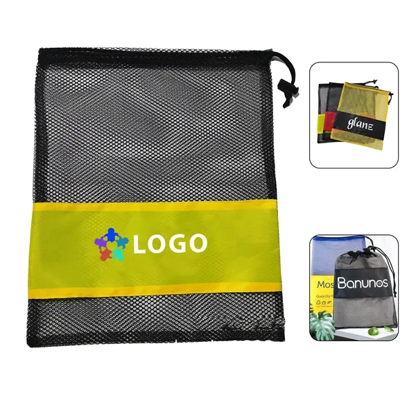 Drawstring Mesh Bag - Drawstring Mesh Bag - Image 0 of 5