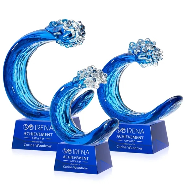 Oceana Award on Robson Base - Blue