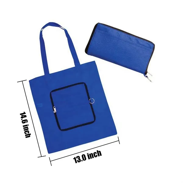 Giveaway Folding Grocery Tote Shopping Bags - Giveaway Folding Grocery Tote Shopping Bags - Image 1 of 3