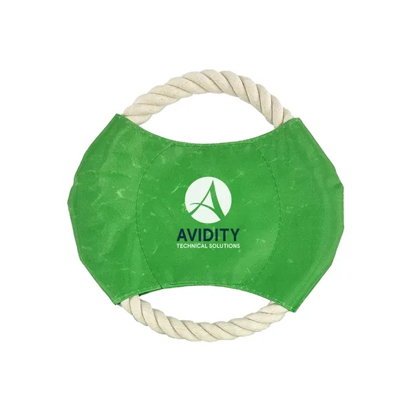 Kelly Green Rope Disc - Full Color Imprint (Factory Seconds) - Kelly Green Rope Disc - Full Color Imprint (Factory Seconds) - Image 0 of 1