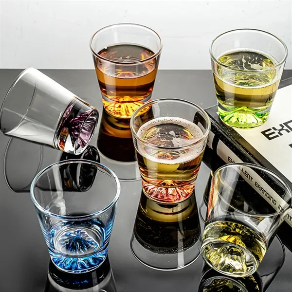 Colored Mountain Base Glassware - Colored Mountain Base Glassware - Image 1 of 1