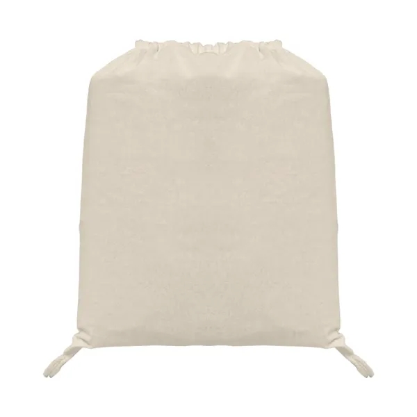 Java - 5 oz. Cotton Drawstring Backpack - ColorJet - Java - 5 oz. Cotton Drawstring Backpack - ColorJet - Image 1 of 2