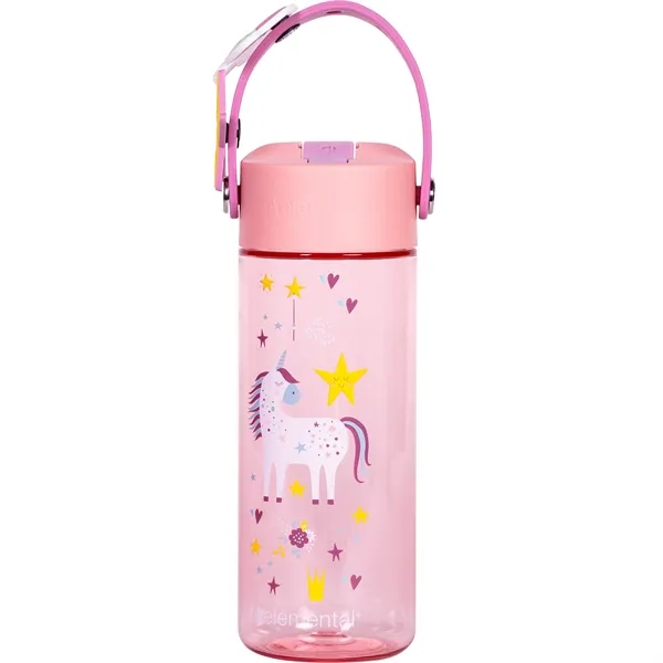 18oz Splash Charm Bottle w/ Drinking Spout and Straw - 18oz Splash Charm Bottle w/ Drinking Spout and Straw - Image 8 of 9