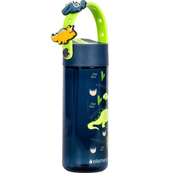 18oz Splash Charm Bottle w/ Drinking Spout and Straw - 18oz Splash Charm Bottle w/ Drinking Spout and Straw - Image 3 of 9