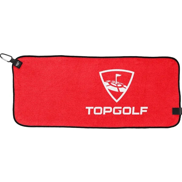 28" X 12" Magnetic Waffle Golf Towel - 28" X 12" Magnetic Waffle Golf Towel - Image 4 of 5