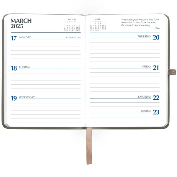 2025 Premium Weekly Planner with Scripps Softy Pen - 2025 Premium Weekly Planner with Scripps Softy Pen - Image 2 of 3