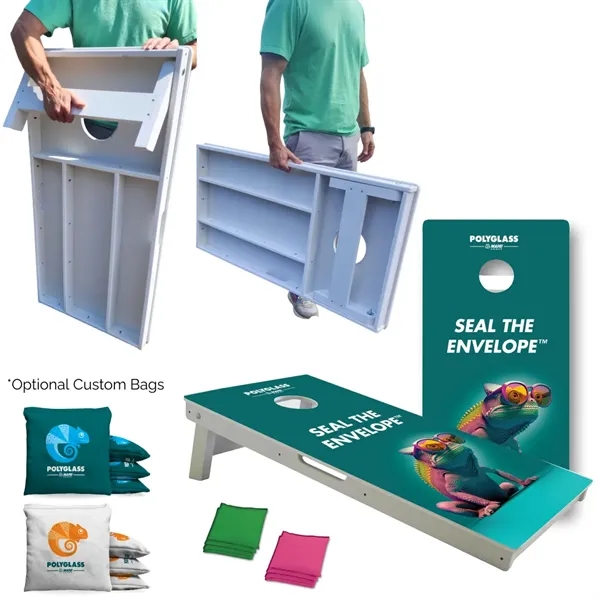 All Weather Pro Style Regulation Cornhole Game 24x48 - All Weather Pro Style Regulation Cornhole Game 24x48 - Image 0 of 5