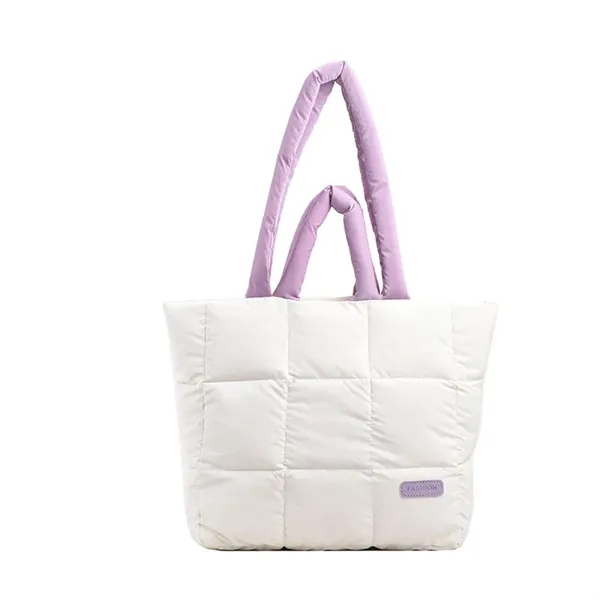 Eiderdown Puffer Tote Bag - Eiderdown Puffer Tote Bag - Image 1 of 3