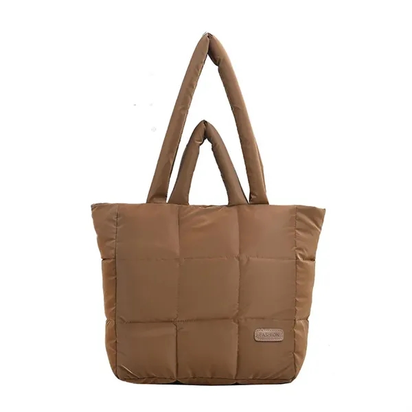 Eiderdown Puffer Tote Bag - Eiderdown Puffer Tote Bag - Image 2 of 3