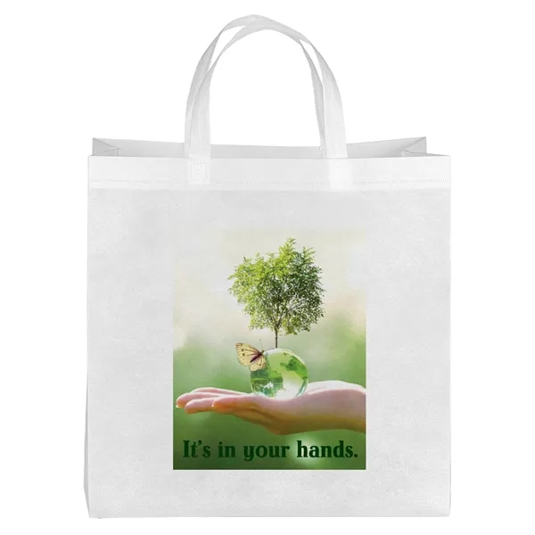 Ocean™ R-PET Non-Woven Tote Sublimation 2 sides - Ocean™ R-PET Non-Woven Tote Sublimation 2 sides - Image 3 of 5