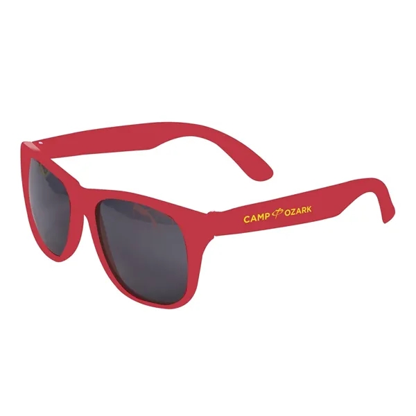 Single Color Matte Sunglasses - Single Color Matte Sunglasses - Image 8 of 10