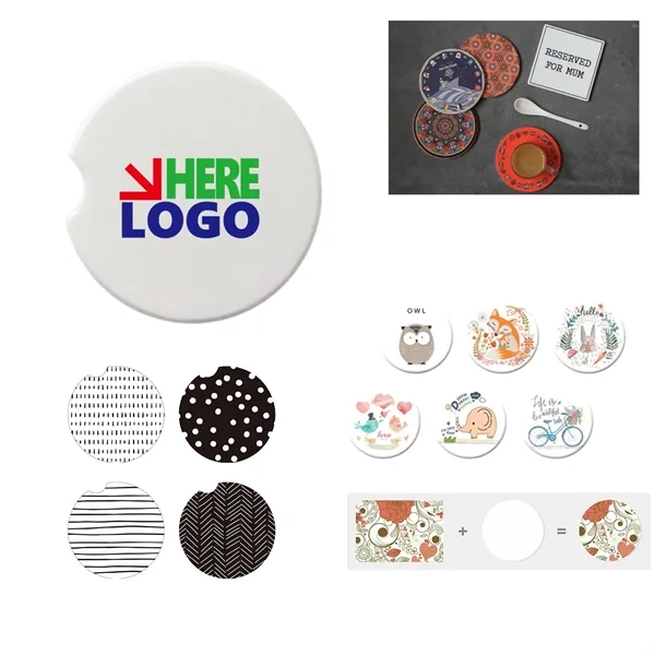 Absorbent Stone Car Coasters MOQ100 - Absorbent Stone Car Coasters MOQ100 - Image 0 of 1