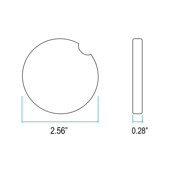 Absorbent Stone Car Coasters MOQ100 - Absorbent Stone Car Coasters MOQ100 - Image 1 of 1