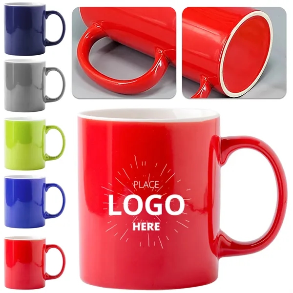 Two Tone 11 oz. Sublimated Coffee Mug - Two Tone 11 oz. Sublimated Coffee Mug - Image 0 of 0