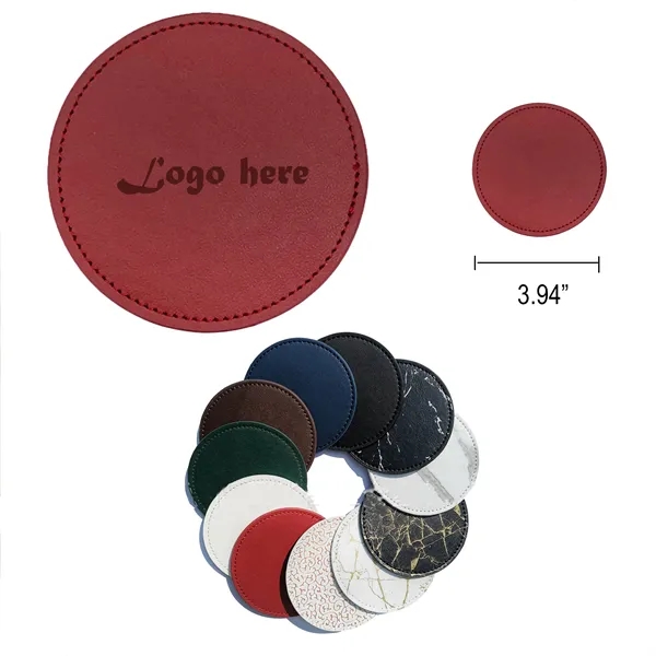 Soft PU Leather Absorbent Round Coaster MOQ50 - Soft PU Leather Absorbent Round Coaster MOQ50 - Image 0 of 0
