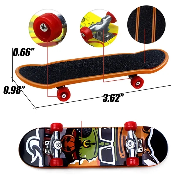 Funny Finger Technology Mini Fingerboard Alloy Skateboard - Funny Finger Technology Mini Fingerboard Alloy Skateboard - Image 2 of 3