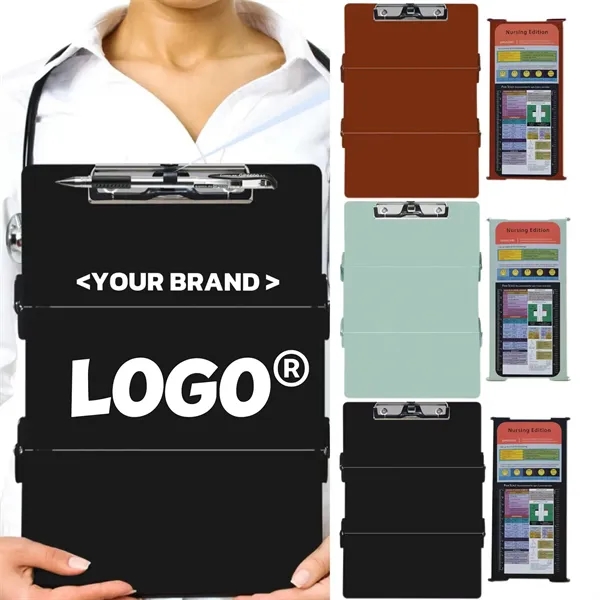 Foldable Nursing Clipboard 3 Layer Nurse Edition Cheat Sheet - Foldable Nursing Clipboard 3 Layer Nurse Edition Cheat Sheet - Image 0 of 8
