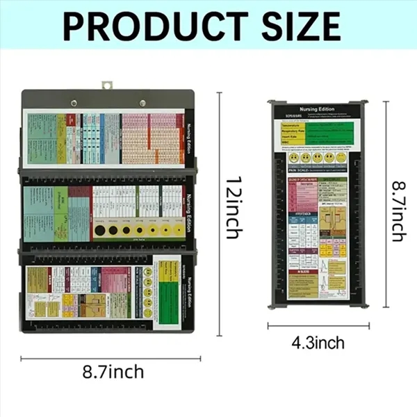 Foldable Nursing Clipboard 3 Layer Nurse Edition Cheat Sheet - Foldable Nursing Clipboard 3 Layer Nurse Edition Cheat Sheet - Image 1 of 8
