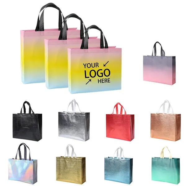 Iridescent Glossy Gift Bag - Iridescent Glossy Gift Bag - Image 0 of 11
