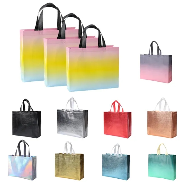 Iridescent Glossy Gift Bag - Iridescent Glossy Gift Bag - Image 2 of 11