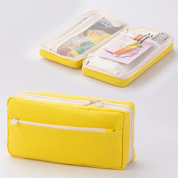 Big Capacity Pencil Case Pen Pouch Holder Bag - Big Capacity Pencil Case Pen Pouch Holder Bag - Image 3 of 10
