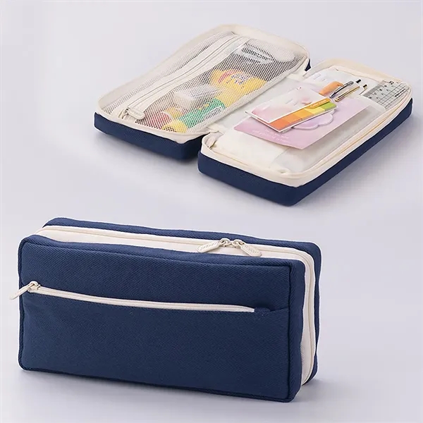 Big Capacity Pencil Case Pen Pouch Holder Bag - Big Capacity Pencil Case Pen Pouch Holder Bag - Image 6 of 10