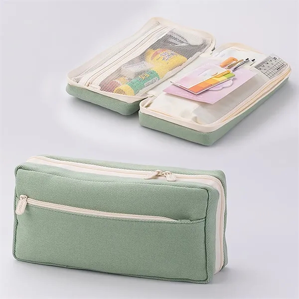 Big Capacity Pencil Case Pen Pouch Holder Bag - Big Capacity Pencil Case Pen Pouch Holder Bag - Image 8 of 10