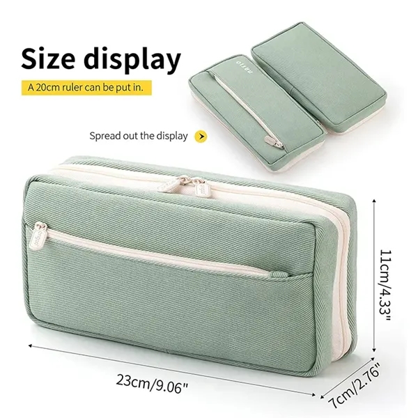 Big Capacity Pencil Case Pen Pouch Holder Bag - Big Capacity Pencil Case Pen Pouch Holder Bag - Image 9 of 10