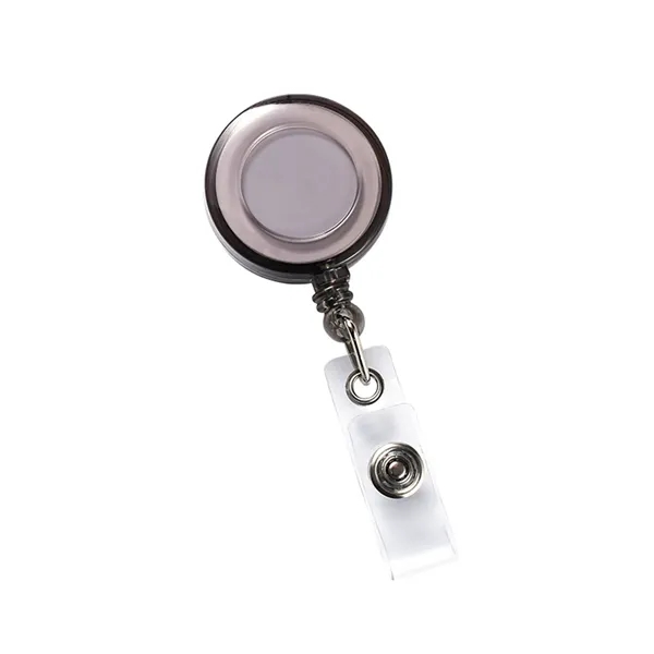 Translucent Retractable Back Buckle Badge Clip Reel Wheel - Translucent Retractable Back Buckle Badge Clip Reel Wheel - Image 5 of 10