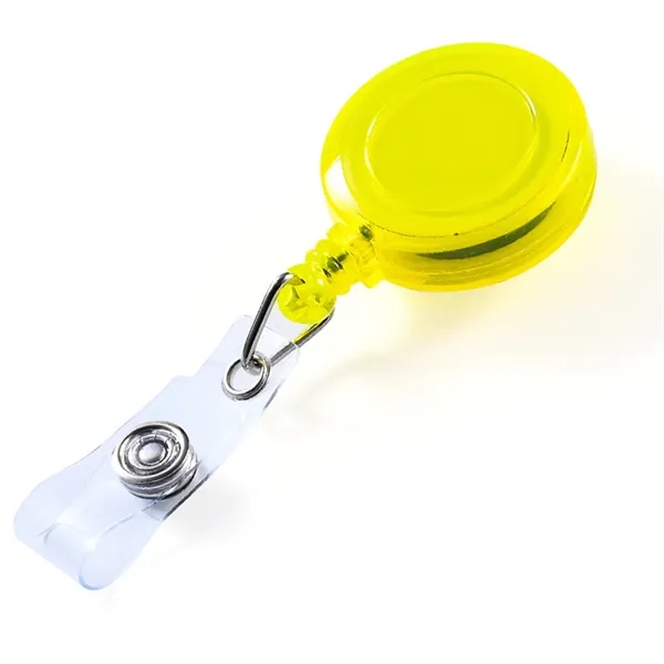 Translucent Retractable Back Buckle Badge Clip Reel Wheel - Translucent Retractable Back Buckle Badge Clip Reel Wheel - Image 10 of 10
