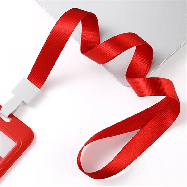 Thickened One Piece Buckle Safety Lanyard Printed Logo - Thickened One Piece Buckle Safety Lanyard Printed Logo - Image 8 of 11