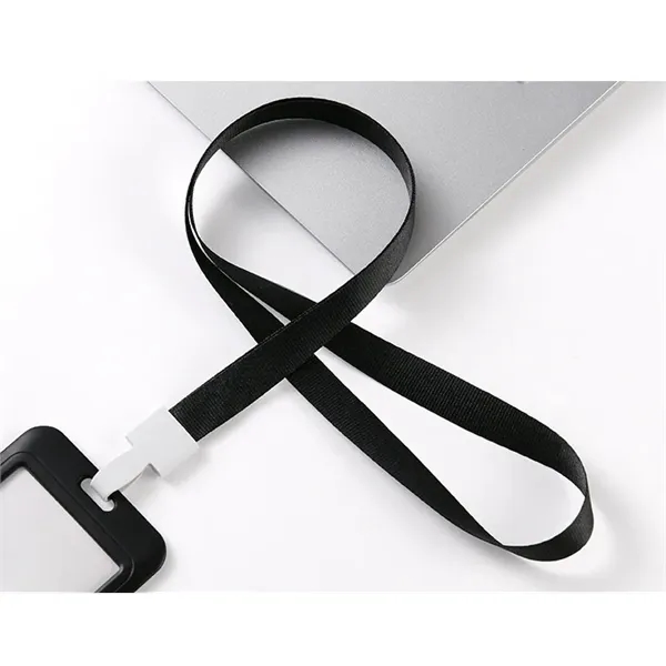 Thickened One Piece Buckle Safety Lanyard Printed Logo - Thickened One Piece Buckle Safety Lanyard Printed Logo - Image 10 of 11