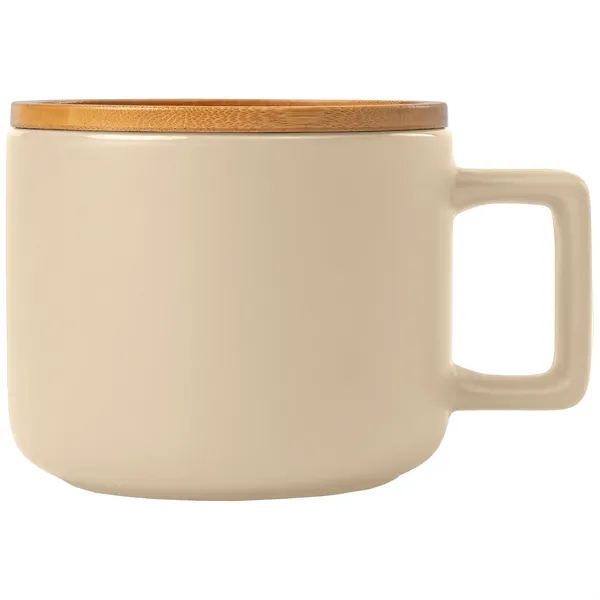 Cafe Virtuoso - 12 oz. Ceramic Mug with Bamboo Lid - Cafe Virtuoso - 12 oz. Ceramic Mug with Bamboo Lid - Image 1 of 23