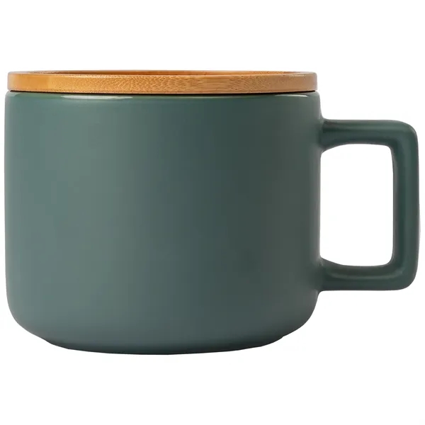Cafe Virtuoso - 12 oz. Ceramic Mug with Bamboo Lid - Cafe Virtuoso - 12 oz. Ceramic Mug with Bamboo Lid - Image 2 of 23