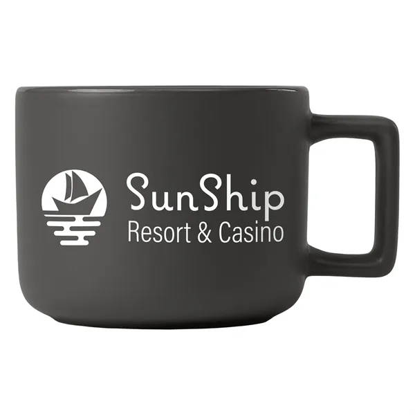 Cafe Virtuoso - 12 oz. Ceramic Mug with Bamboo Lid - Cafe Virtuoso - 12 oz. Ceramic Mug with Bamboo Lid - Image 5 of 23