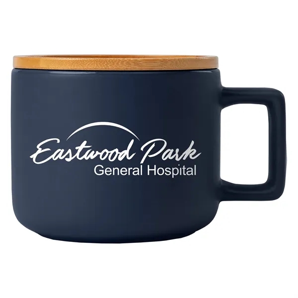 Cafe Virtuoso - 12 oz. Ceramic Mug with Bamboo Lid - Cafe Virtuoso - 12 oz. Ceramic Mug with Bamboo Lid - Image 17 of 23