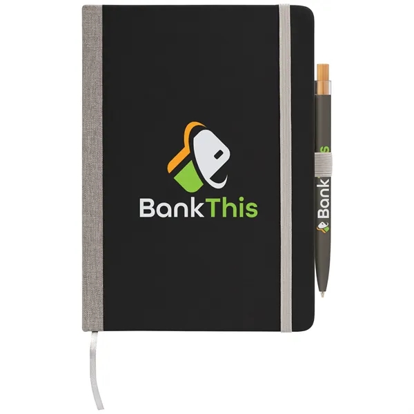 Steinbeck Recycled Hard Cover Journal & Pen Set - Steinbeck Recycled Hard Cover Journal & Pen Set - Image 8 of 13