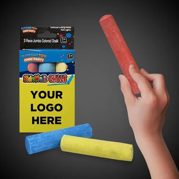 Sidewalk Chalk 3Pk - Sidewalk Chalk 3Pk - Image 0 of 3