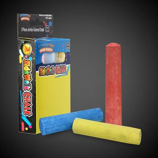Sidewalk Chalk 3Pk - Sidewalk Chalk 3Pk - Image 1 of 3
