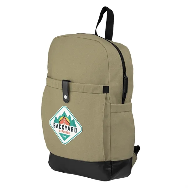 Odyssey Pack - Recycled Cotton Canvas Backpack - Odyssey Pack - Recycled Cotton Canvas Backpack - Image 9 of 12