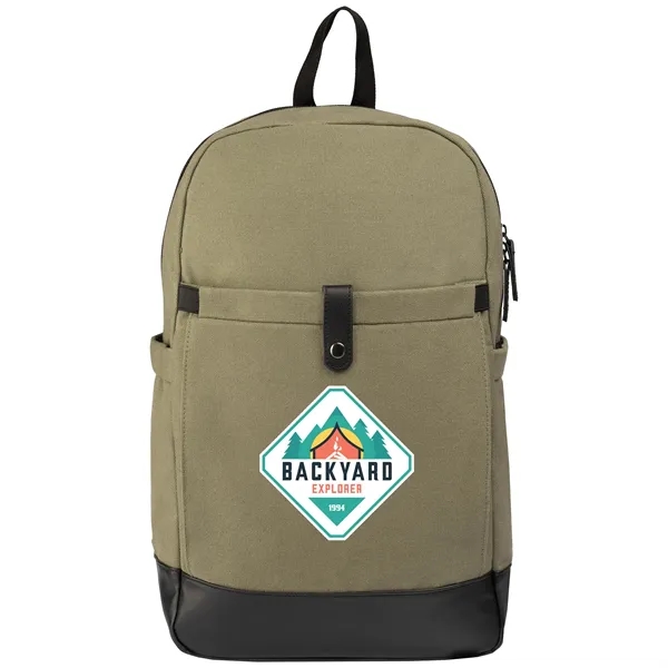 Odyssey Pack - Recycled Cotton Canvas Backpack - Odyssey Pack - Recycled Cotton Canvas Backpack - Image 10 of 12